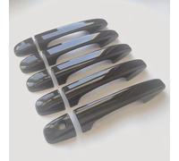 FUSKL Car Exterior Door Handles for Citroen C4 Picasso C6 Peugeot 207 308 407, Vehicle Door Handle Protector Durable Exterior Shell Replacement Accessories,A/Painted black-A/10 Pieces 1 Hole