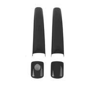 FUSKL Car Exterior Door Handles for Citroen C4 Picasso C6 Peugeot 207 308 407, Vehicle Door Handle Protector Durable Exterior Shell Replacement Accessories, A/Painted Black-A/Style 1