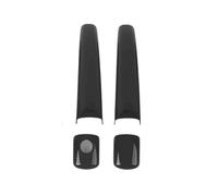 FUSKL Car Exterior Door Handles for Citroen C4 Picasso C6 Peugeot 207 308 407, Vehicle Door Handle Protector Durable Exterior Shell Replacement Accessories,A/Painted Black-A/4 Pieces 1 Hole