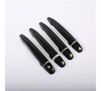 FUSKL Car Exterior Door Handles for Toyota Avalon 2004-2012, Vehicle Door Handle Protector Durable Exterior Shell Replacement Accessories, A/Paint Black-A/Style 1