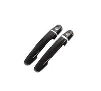 FUSKL Car Exterior Door Handles for Toyota Scion XA TC XB XD, Vehicle Door Handle Protector Durable Exterior Shell Replacement Accessories,A/2-door Painted Black-Double Hole 1