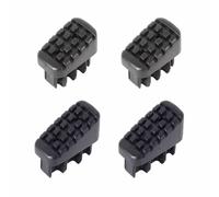 Hailo Ladder Foot Set - Replacement Feet for Hailo Household Ladders such as L20, L40 BasicLine and L50, L60 StandardLine - 43 x 20 and 35 x 20 mm Bars - 4 x Ladder Feet - Black