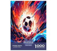 Fußball Puzzle 1000 Teile Schwer Puzzle Spielzeug Lernspiel Impossible Herausforderungsspielzeug Für Erwachsene Kinder 70x50cm/1000pcs