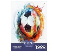Fußball Puzzle 1000 Teile Schwer Puzzle Spielzeug Lernspiel Impossible Herausforderungsspielzeug Für Erwachsene Und Kinder in Bewährter 70x50cm/1000pcs