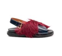 Fussbett Sandal - female - Marni - Flat Sandals - Blue - 4 UK - Shoes 4 UK