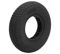 Fussbudget 200x50mm ExplosionProof Solid Tyre, Hollow Out Damping Rubber Tire for Slot Width of 30mm/1.2in Electric Scooter (Black 40lb)