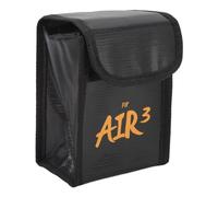 Fussbudget Explosion Proof Lithium Battery Safe Bag, Radiation Protection Fire Resistant Secure Storage Compatible with AIR 3 (for 2 Batteries)