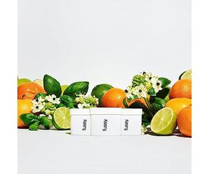 Fussy - Natural Deodorant Refill - Pack of 3 - Aluminium Free - Lime Scent - 24 Hour Protection - 100% Effective - Tropic Tonic - Lime, Basil & Mandarin - Vegan & Cruelty Free - 3 x 40g Refills