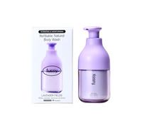 Fussy Refillable Natural Body Wash - Lilac Bottle & Lavender Refill | Lavender Fields Scent, Natural Shower Gel, Prebiotic, Moisturising, Sulphate & Paraben Free, Recyclable Aluminium Refills
