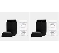 Fussy Refillable Natural Deodorant - Black Case & Variety Refill Pack x2 (Pack of 2)