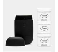 Fussy Refillable Natural Deodorant - Black Case & Variety Refill Pack x3