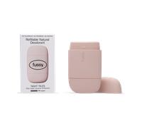 Fussy - Natural Refillable Deodorant - Aluminium Free - 24 hour protection - Floral Scent and Blush Pink Case - Cedar, Cinnamon and Patchouli - Vegan & Cruelty Free - 100% Natural & Effective