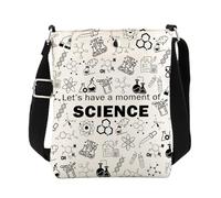 FUSTMW Lab Scientist Gifts for Science Lovers Crossbody Bag Gifts for Chemical Engineers Sling Bucket Purse with Strap, Sciences C Bag