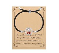 FUSTMW Wizard Oz Shoe Bracelet Dorothy Ruby Gifts Ruby Red Slippers Jewelry Movie Fans Inspired Gifts Magic Wand Charm, Samll, Stone, no gemstone