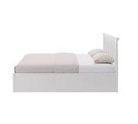 Fusum Double Ottoman Bed White 6 x 7ft