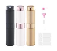 Fusupak Perfume Atomizer Travel Bottle Refillable: Cologne Sprayer Portable for Men - Mini Spray Empty for Refill - 8ml Small Size