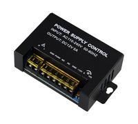 FUSYTULY DC12V 5A Access Control Power Supply Switch Output AC110V-240V Input Metal Power Source Supplier Adapter, 0-15S Time Delay Adjustable