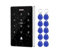 FusyTuly NFC RFID Access Control Keypad IP68 Waterproof Dual Frequency 125KHz / 13.56MHz Touch Password Keypad Access Controller Reader 10000 User