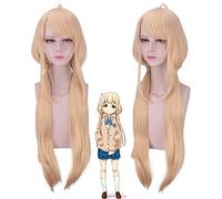 Futaba Anzu Cosplay Wig THE IDOLMASTER CINDERELLA GIRLS Cosplay Wig The Idolmaster Costume Cosplay Gold Hair Women + Wig Cap