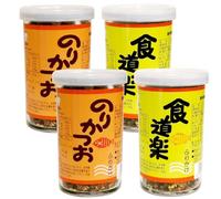 Futaba Furikake Rice Seasoning - Nori Katsuo (Seaweed and Fish) Flavour & Kui Doraku (Fish and Sesame) Flavour 50g (Pack of 4)