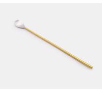 Futagami IHADA Brass Cocktail Muddler Handmade Japanese Barware, Premium Bartender Tool for Cocktails, Mojitos, Citrus, Herbs, Home Bar Accessory, Luxury Gift Idea for Drinks Enthusiasts - zen minded