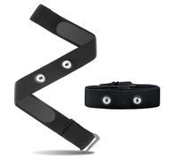 Futanwei Black Chest Strap (Replacement Strap) - Compatible with Wahoo TRACKR Heart Rate 2024, TICKR FIT, Garmin HRM 600, HRM 200, HRMDual, Polar, Magene, COOSPO, MOOFIT and GEOID Heart Rate Monitors