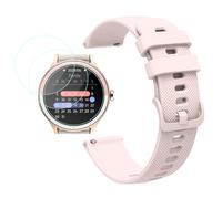 Futanwei DR06 Smartwatch Accessories - Quick Release Watch Band with [3 Pack] Screen Protector (Not Tempered Glass), Replacement Bands Strap Compatible for Fitpolo TOOBUR Smart Watch DR06 1.27"