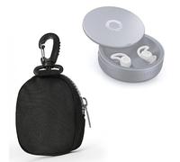 Futanwei Earbuds Carrying Pouch for Ozlo Sleepbuds 2, Soundcore Sleep A30 | Small Oxford Storage Bag Case, Sleep Earbuds Pouch with Carabiner, Compatible with Ozlo Sleepbuds, Soundcore Sleep A20