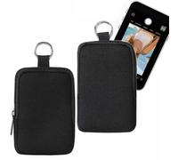 Futanwei Selfie Screen Carrying Pouch for Insta360 Snap, LUCKSKY T1, HUOMU | Universal Small Storage Bag, Black Travel Pouch, Compatible for Moman AOGELI MZYSKJ SMALLRIG SUNPIN TTQ Selfie Monitor Screen