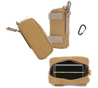 Futanwei Wireless Microphone Carrying Pouch for Hollyland Lark M2, NEEWER CM28, DJI Mic 2, Insta360 Mic Pro, MAONO Wave T5, BOYA BY-V4U, SmallRig S70 | Universal Storage Bag Holster Pouch & Carabiner