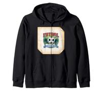 Futbol The Beautiful Game Zip Hoodie