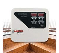 Futchoy Sauna Digital Controller 40-105°C Saunaofen Adjustable 3-9KW Sauna Heater with Display External Sauna Control Unit for Sauna Oven