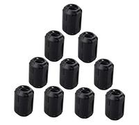 Futheda 10pcs Clip on Ferrite Ring Core Anti-Interference High-Frequency Filter RFI EMI Noise Suppressor with 13mm Inner Diameter Ferrite Cable Clip Black