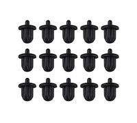 Futheda 15Pcs Silicone 6.35mm Interface Port Audio Jack PC DVD Microphone Socket Anti Dust Plug Cap Cover Protector Black
