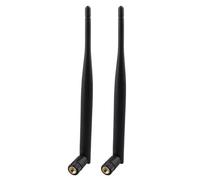 Futheda 2pcs 2.4GHz 5GHz 5.8GHz 6dBi Dual Band External WiFi Aerial Antenna MIMO RP-SMA Male Antenna for WiFi Router USB Adapter Range Extender Gateway Wireless Mini PCI-E Network Card FPV Camera