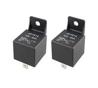Futheda 2Pcs Car Motor Relay 5 Pin 12V Coil 40amp SPDT 40A Contactor Relay Switch Power Auto Switches & Starters Compatible with Automotive Truck Boat Marine