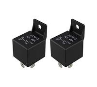 Futheda 2Pcs Standard Car Relay 4 Pin 12V 40A JD1912 SPST Car Heavy Duty Auto Switches & Starters Compatible with Automotive Truck Van Motorcycle Boat