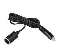 Futheda Car Cigarette Lighter Extension Cable, 12V 24V 10A Male Female Adapter Plug Socket DC Power Supply Wire Lead Car Charger Extension Cable 3m