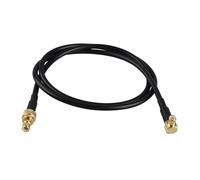 Futheda DAB Aerial Cable MCX Male Right Angle to SMB Adapter Connector Cable RG174 50cm/19.7inch Compatible with DAB Car Radio FM Aerial Blaupunkt Beat TechniSat Pioneer Pure Kenwood Alpine JVC