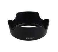 Futheda EW-63C Replacement Camera Lens Hood Compatible with EF-S 18-55mm f/3.5-5.6 IS STM 760D 750D 700D 800D 80D Black