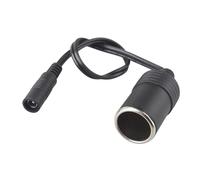 Futheda Female Cigarette Socket to DC12-24 V 5.5mm x 2.1mm Female for Car Charger UPS Battery Backup and Portable Generator
