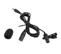 Futheda Pro Grade Lavalier Lapel Microphone with Monitor Jack, Lav Microphone Suitable for Smartphones Recording/Interview/Video Conference/Podcast/Voice Dictation