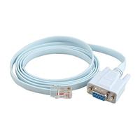 Futheda RJ45 to RS232, DB9 9-Pin Serial Port Female to RJ45 Male Cat5 Ethernet LAN Rollover Console Cable Switch Line 4.6Ft/1.4M