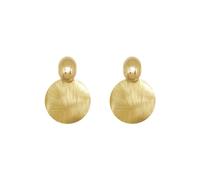 FUTIMELY Boho Gold Geometric Drop Dangle Earrings for Women Ginkgo Leaf Flower Sectored Twisted Elegant Exaggerated Statement Earrings Metal Unique Chic 3D Jewelry, Zinc, No Gemstone