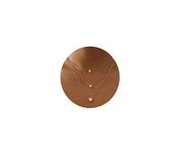 FUTIMELY Layered Choker Necklaces,Five-pointed Star,love Heart Rhinestone Pendant,Multilayer Adjustable Bohemian Layering Chain for Women, Metal, alloy