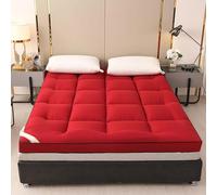 Futon Mattress, Japanese Floor Futon Style Foldable Thick, Mattress Pad Soft Sleeping Cushion, Single/Twin/Queen/King Size, for Home Guest Bed Dorm Camping Travel Use,004,180x200cm