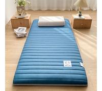 Futon Mattress, Padded Japanese Floor Mattress Quilted Bed Mattress Topper,Folding Sleeping Pad Breathable Floor Lounger Guest Bed,Double Tatami Mat Sleeping Bed Pad for Guests B,90X190cm