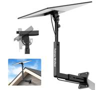 Futrue-Wolker Starlink Mount for Gen 3, Angle-Adjustable Starlink Gen 3 Mount Starlink Standard Wall Mount with Retractable Arm for Gen 3 Starlink Internet Kit Satellite,Rustproof
