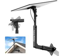 Futrue-Wolker Starlink Mount for Standard 4X/Standard 4/Gen 3, Angle-Adjustable Starlink Gen 3 Mount Starlink Wall Mount 4/4X with Retractable Arm,Rustproof Starlink V4 Bracket(Patent Registered)