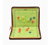 Futsal Magnetic Coaching Board, Futsal Clipboard for Coaches, with Pen and Magnetic Chess Pieces, Folding Design, Durable and Portable, for Training